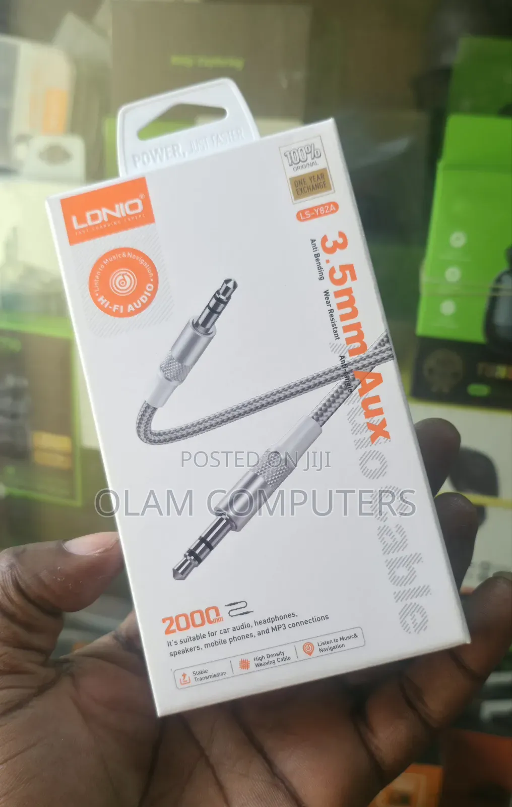 LDNIO 3.5mm Aux Audio Cable