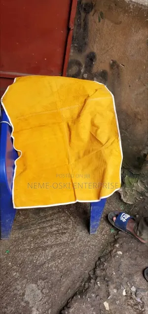 Leather Welding Apron - Yellow