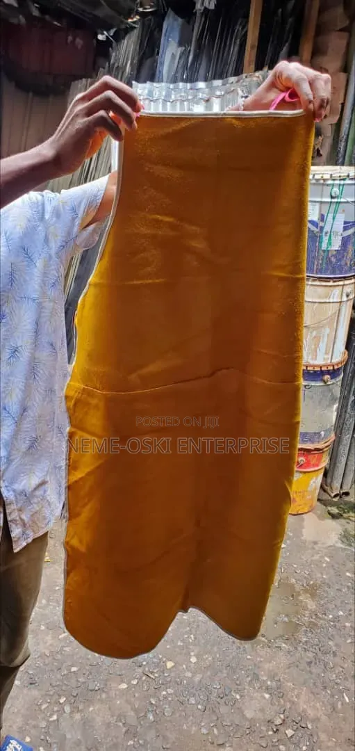 Leather Welding Apron - Yellow