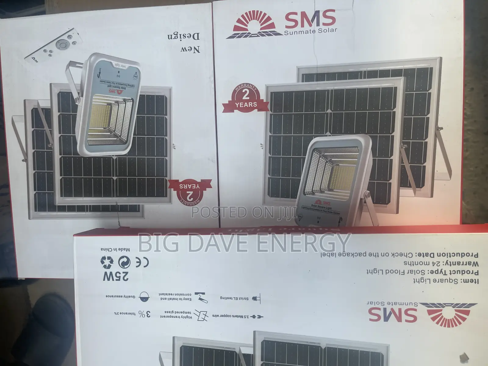 200w SMS Solar Flood Light Double Panel