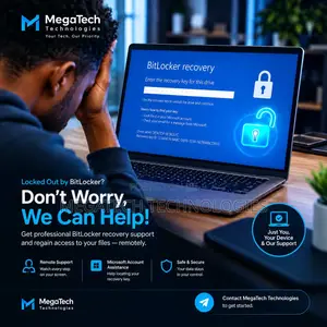 BitLocker Recovery Key Help | Remote Laptop Unlock Support