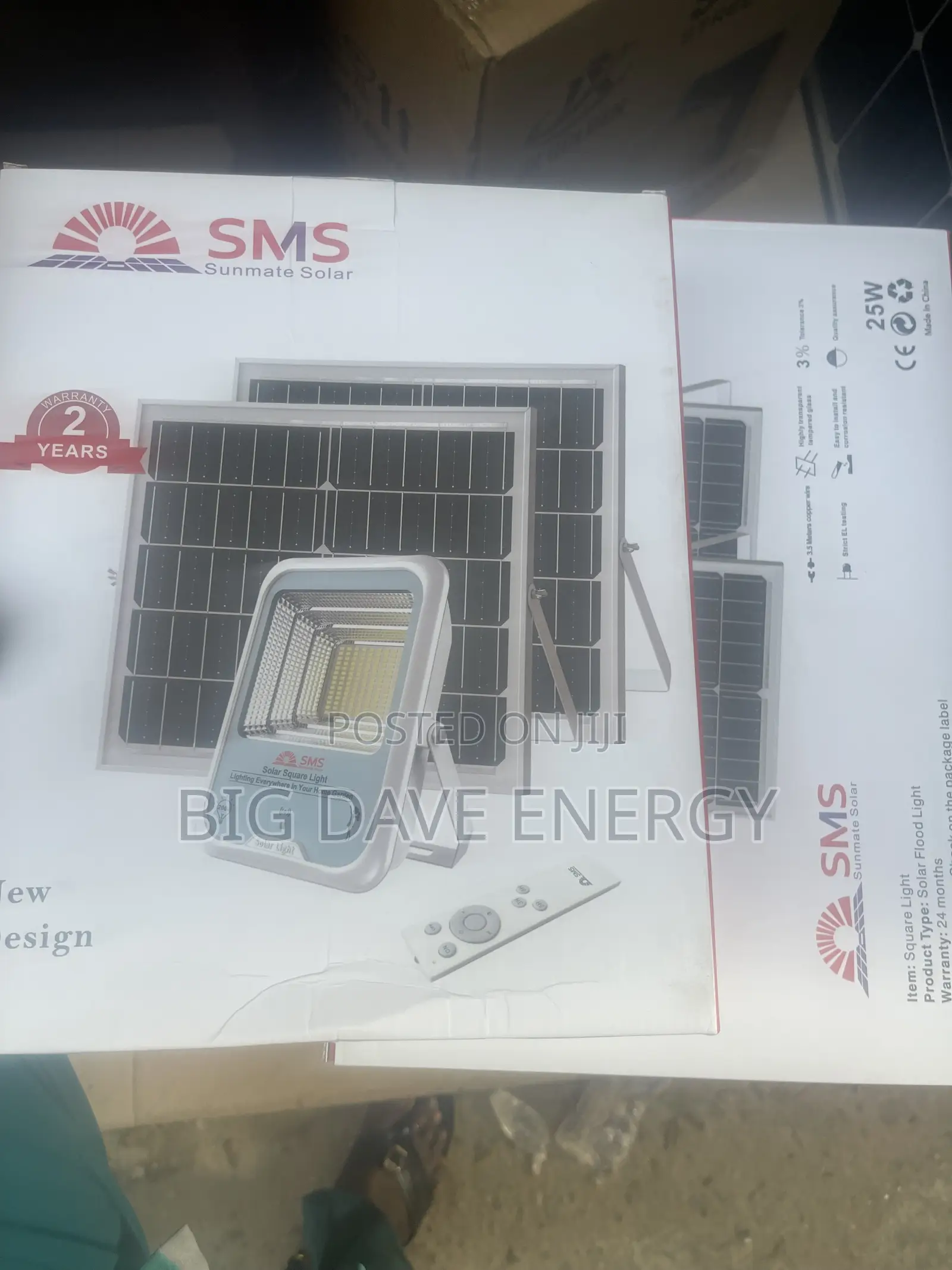200w SMS Solar Flood Light Double Panel