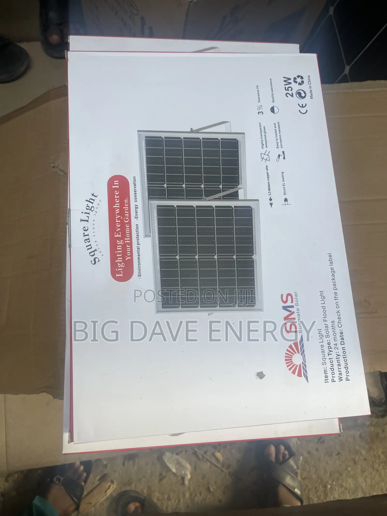 200w SMS Solar Flood Light Double Panel