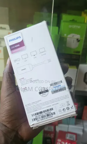 Philips USB 3.0 Am to Hdmi Af+vga F Adapter