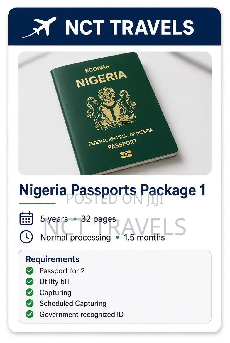 Nigerian Passports Package 1