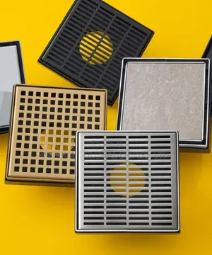 Square Stainless Steel Floor Drains (Shower Drains)