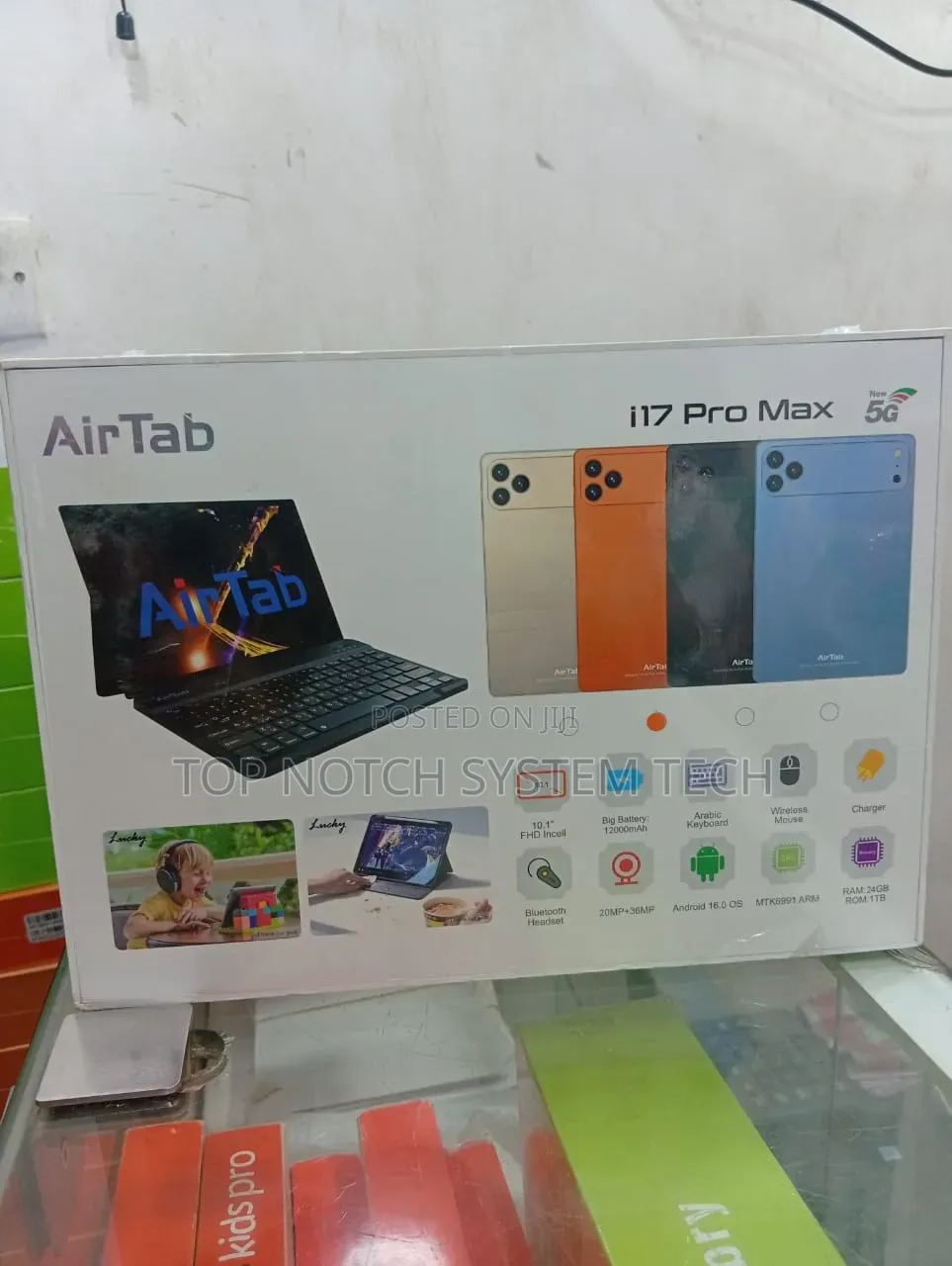New AirTab i17 Pro Max 1 TB Black