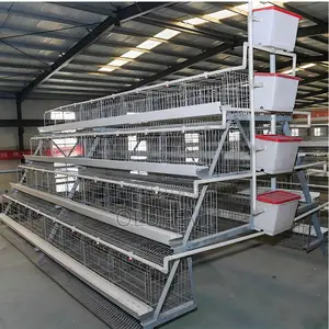 Battery Cage for Poultry 96 Birds Capacity