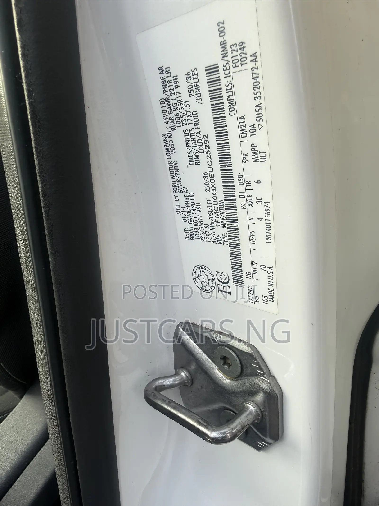 Ford Escape 2014 White