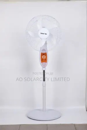 Solar Rechargeable Solar Standing Fan.