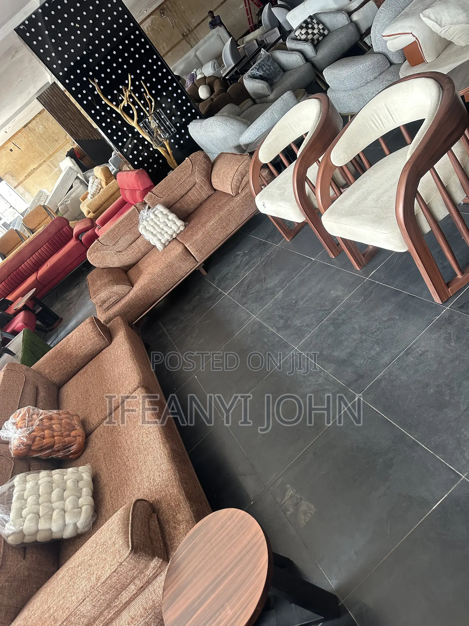 Brown Chair Set