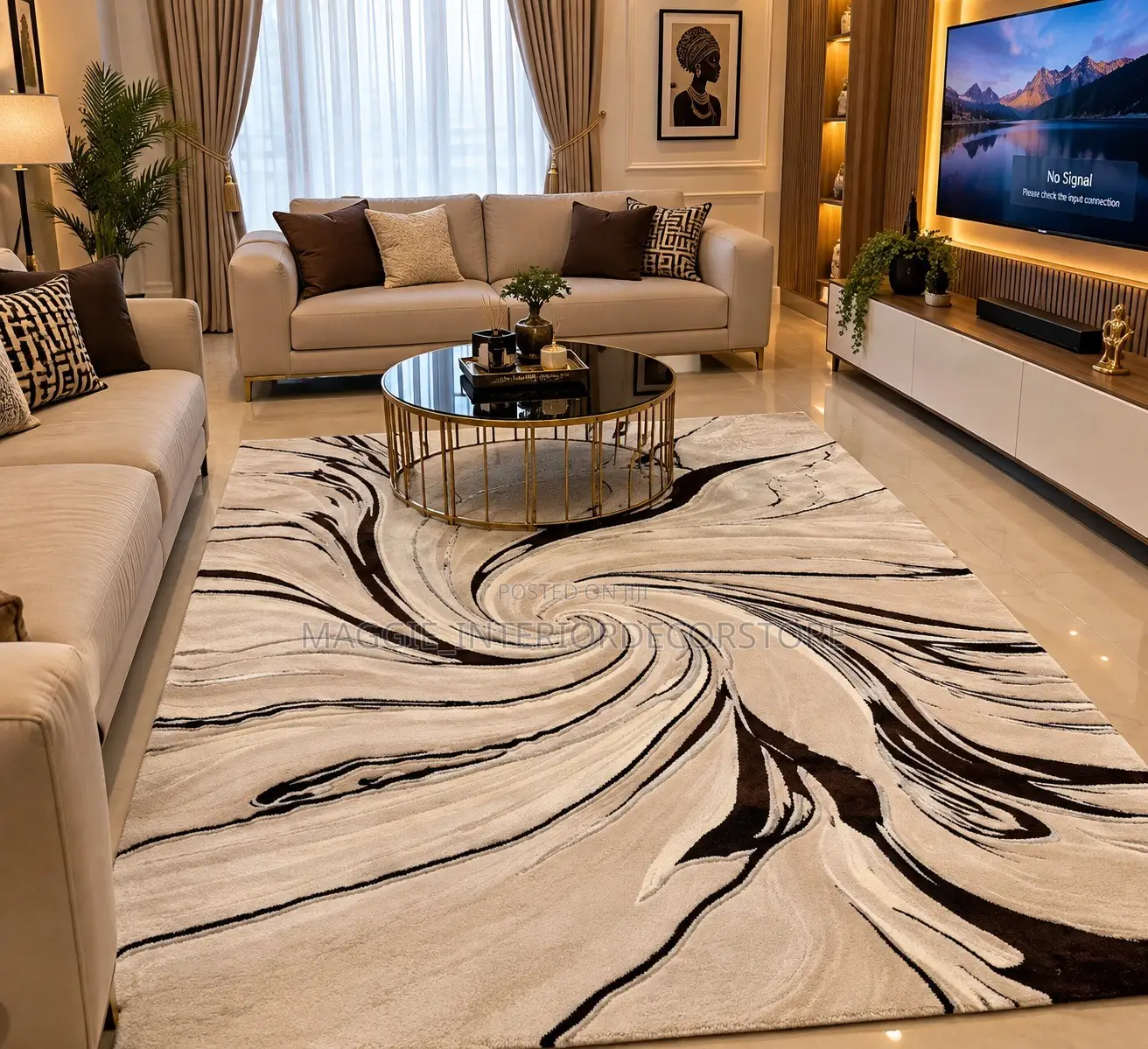 Luvi Center Rugs