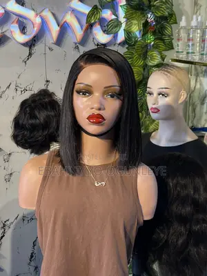 Bob Wig 12in SDD Silky Striaght Human Hair