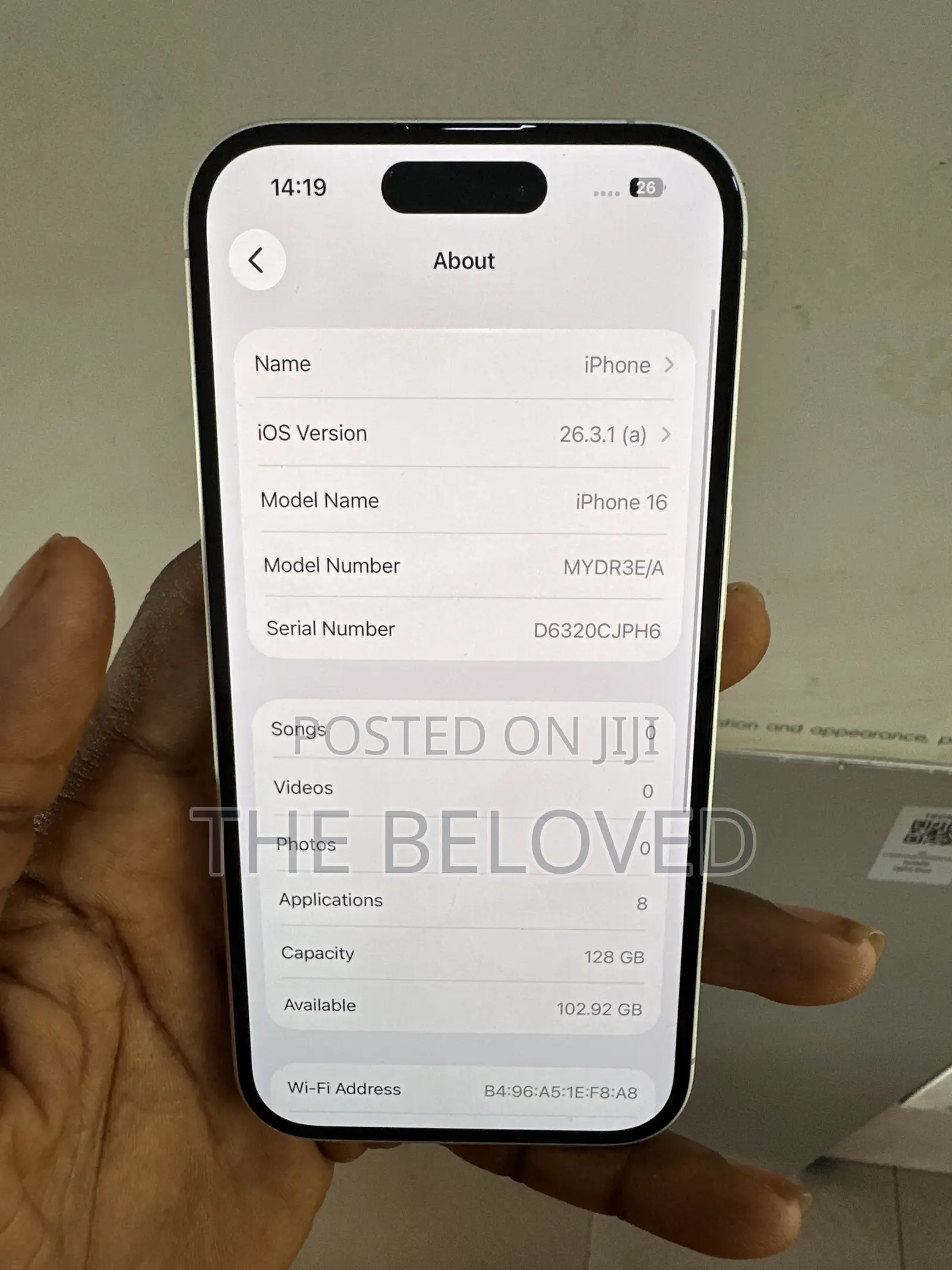 Apple iPhone 16 128 GB White