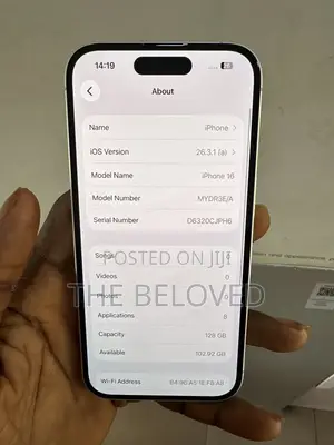 Apple iPhone 16 128 GB White