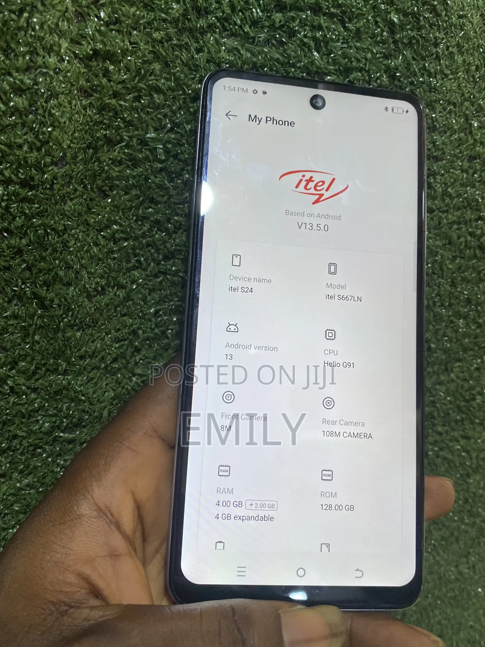 Itel S24 128 GB White