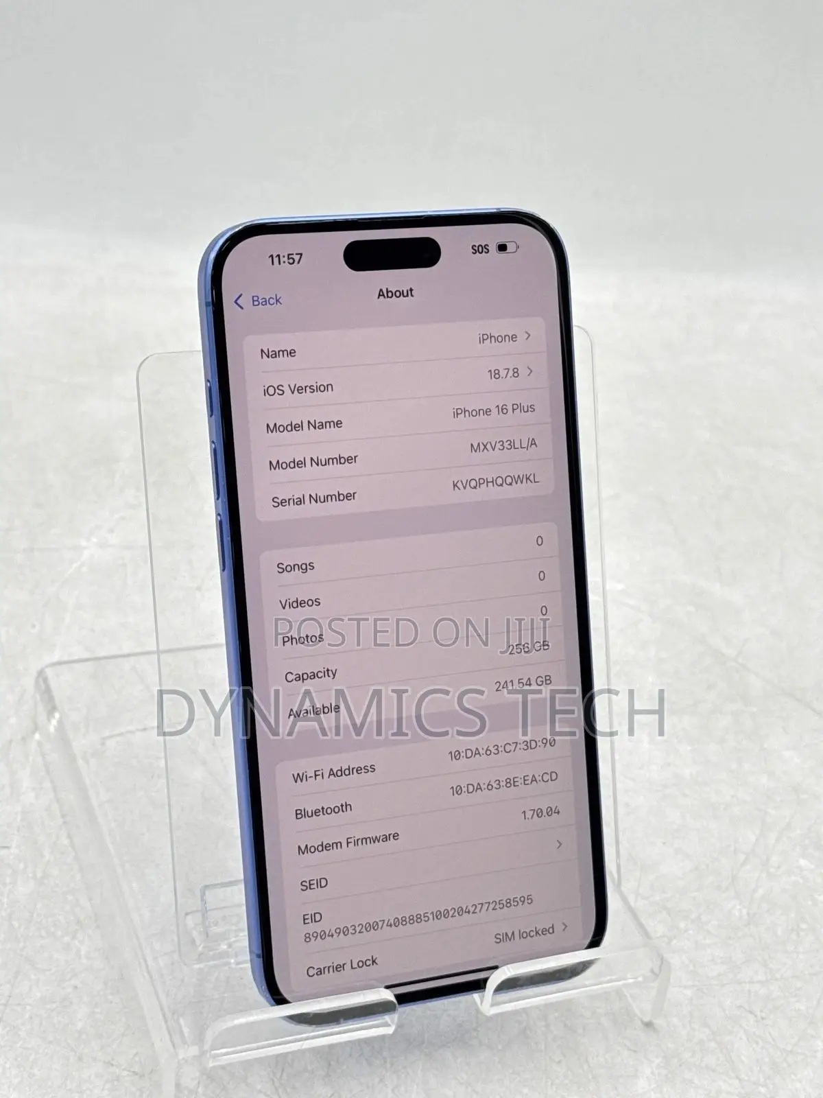 Apple iPhone 16 Plus 256 GB Blue