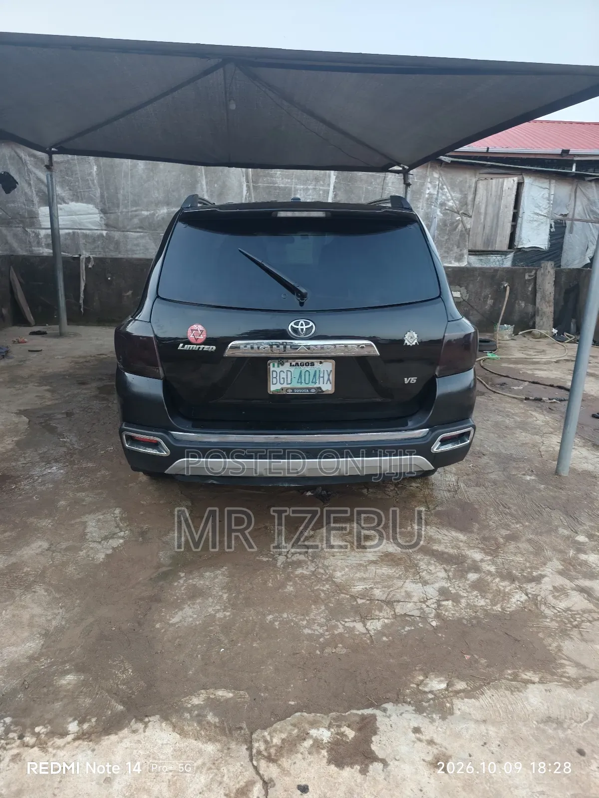 Toyota Highlander Limited 2012 Black
