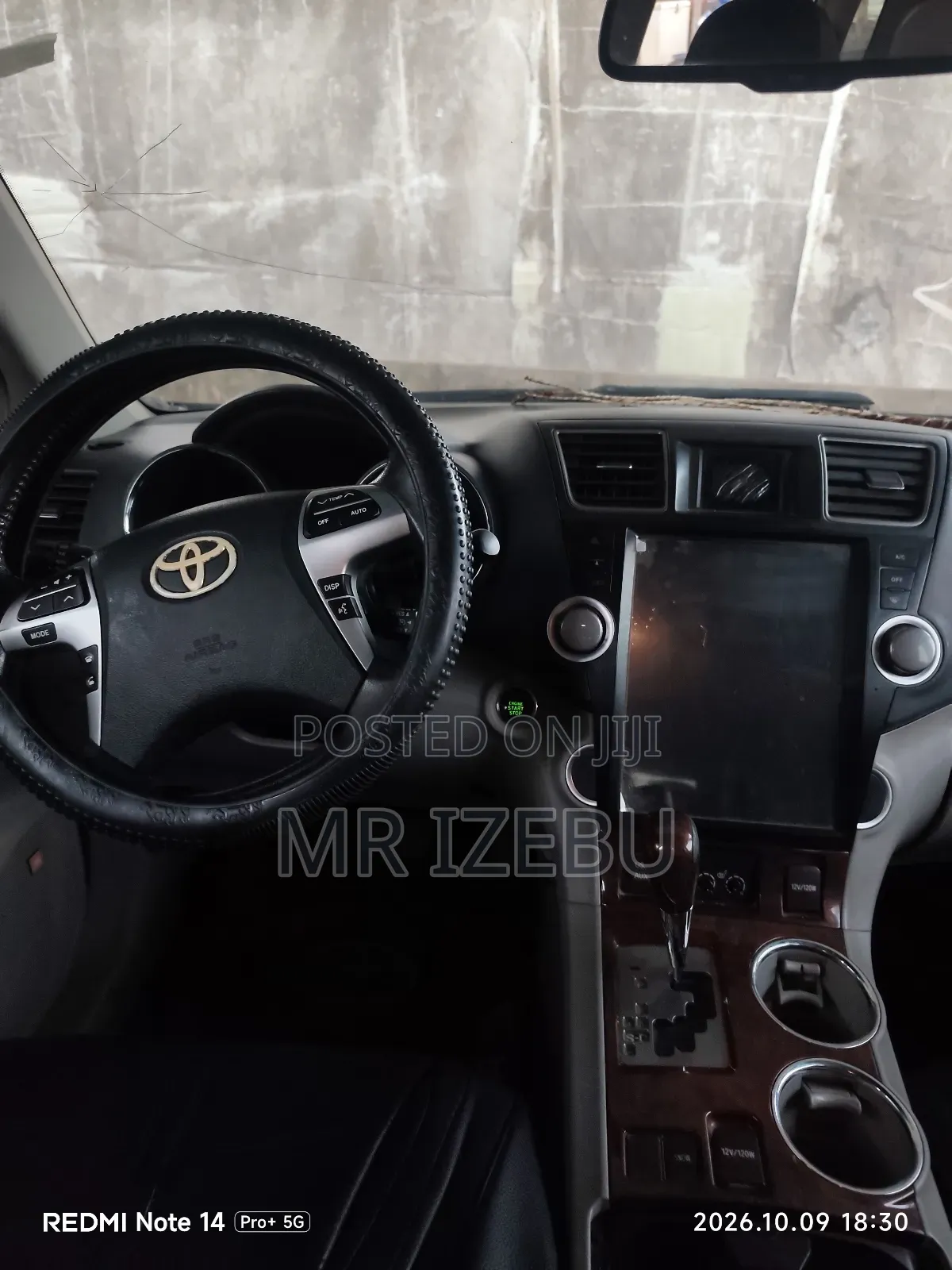 Toyota Highlander Limited 2012 Black