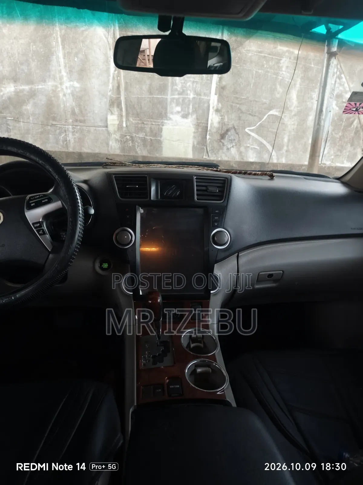 Toyota Highlander Limited 2012 Black