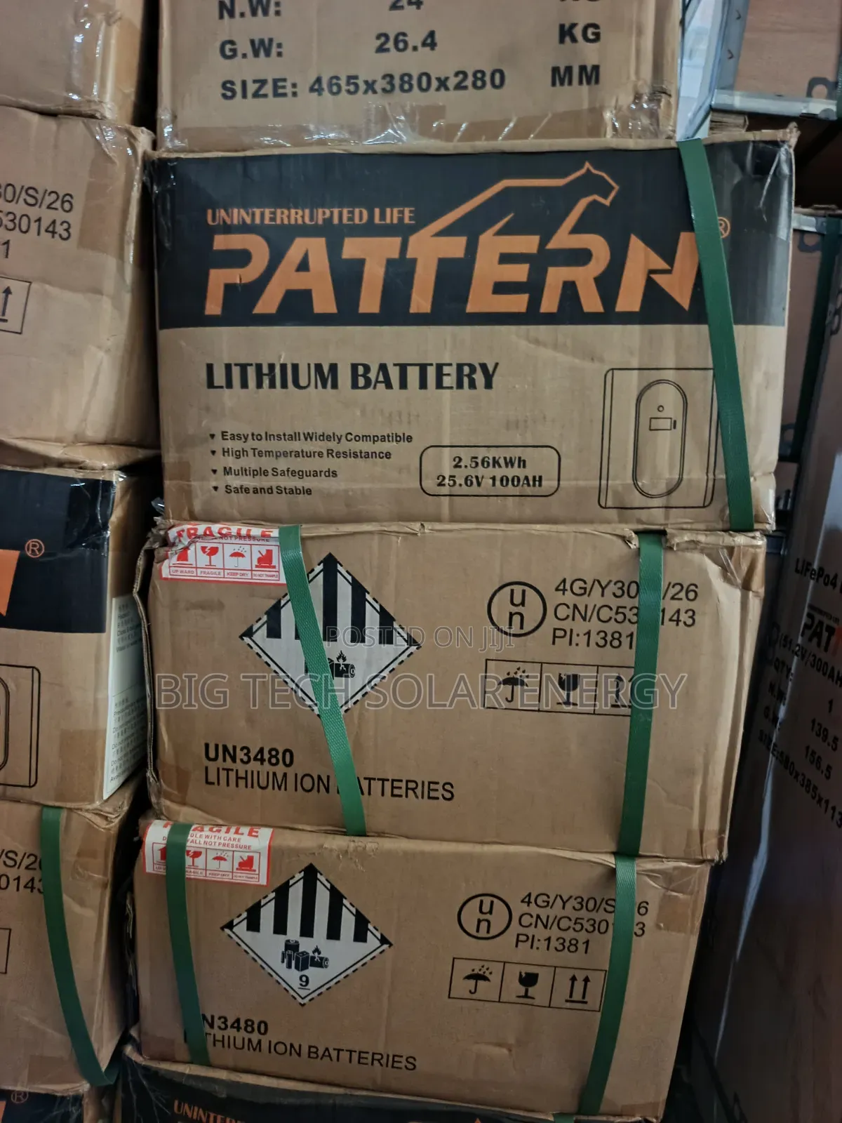 2.5kwh 24v Pattern Lithium Battery