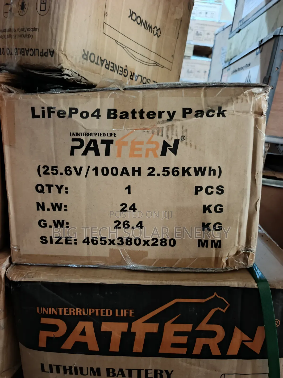 2.5kwh 24v Pattern Lithium Battery