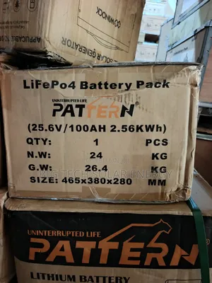 2.5kwh 24v Pattern Lithium Battery