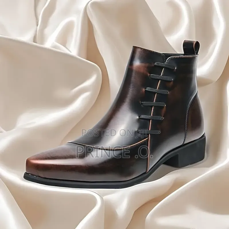 Pure Tan Leather Boots