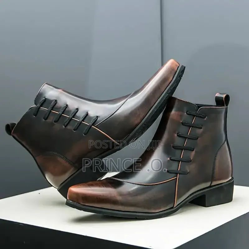 Pure Tan Leather Boots