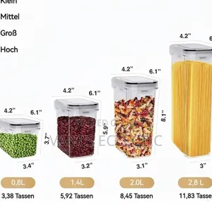 24-Piece Airtight Food Storage Container Set – Pantry Organizer