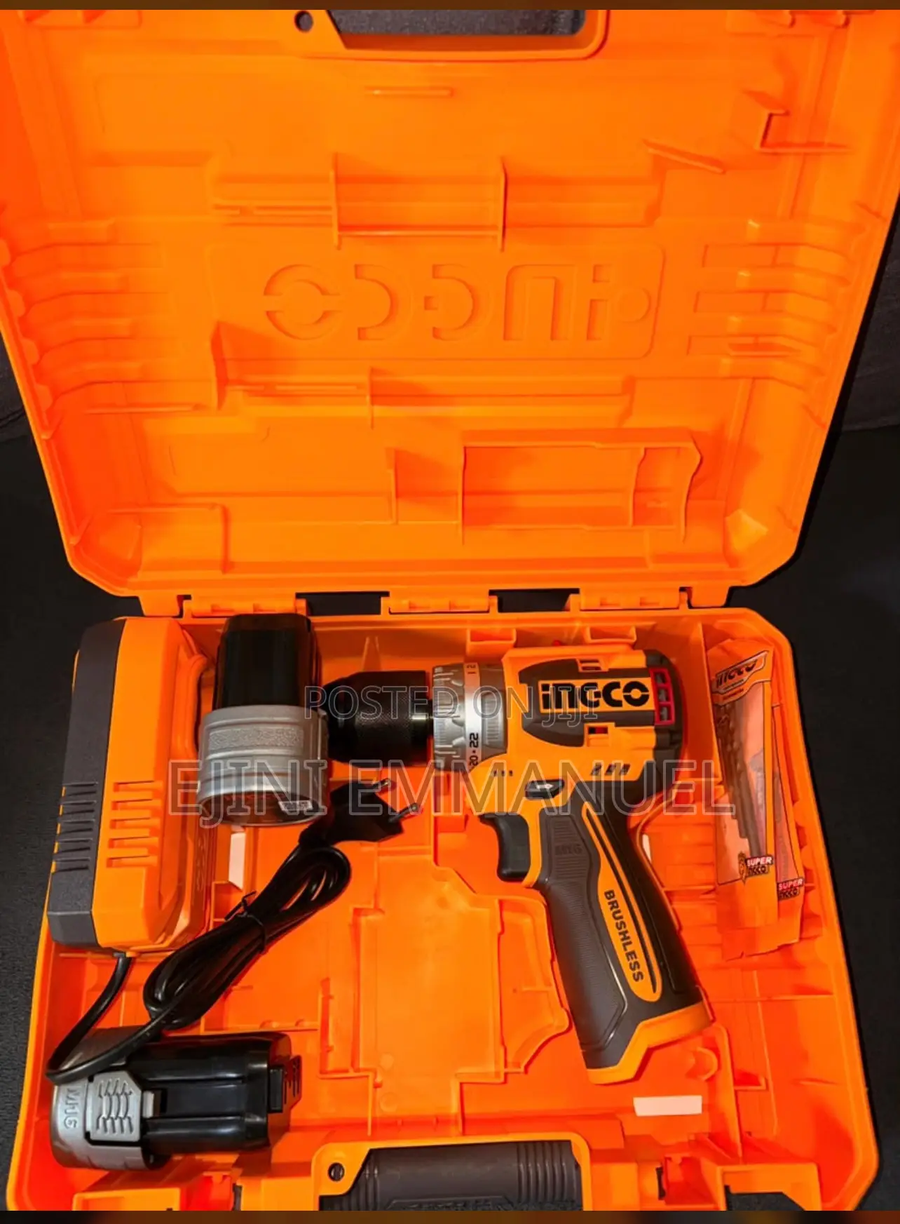 INGCO 16V Lithium-Lon Cordless Drill