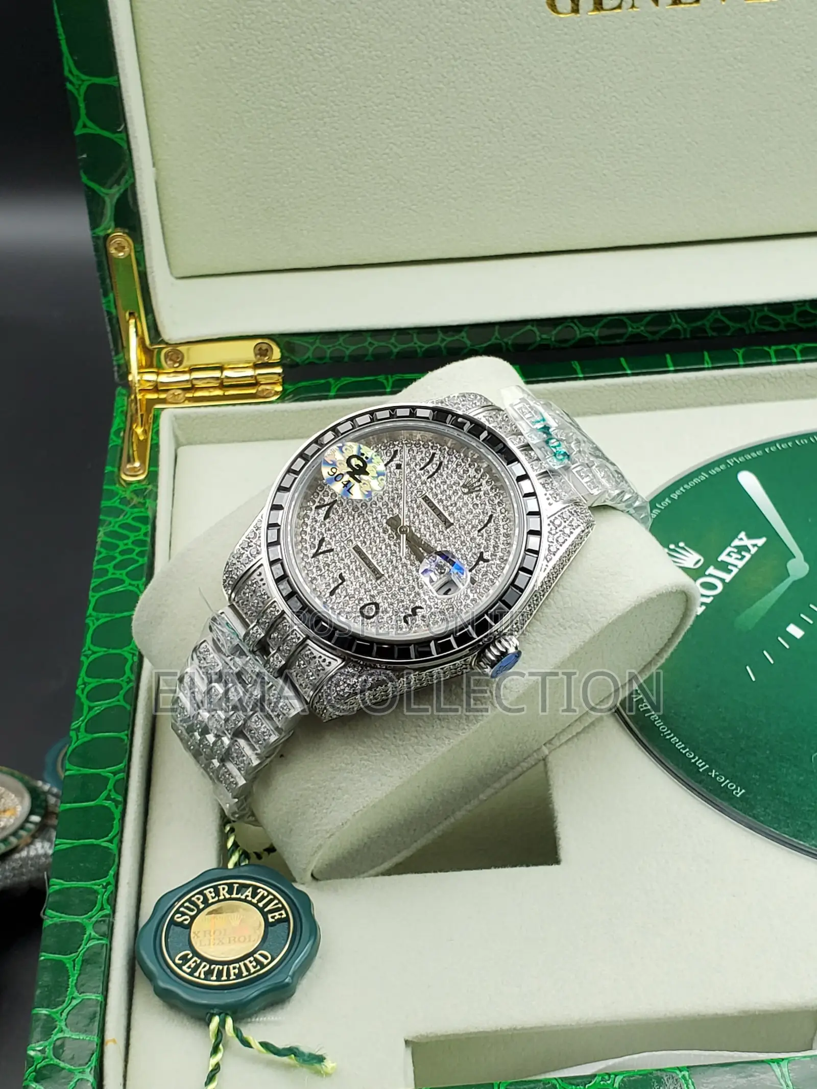 Full Ice Automatic Rolex Chain Watch High Quality