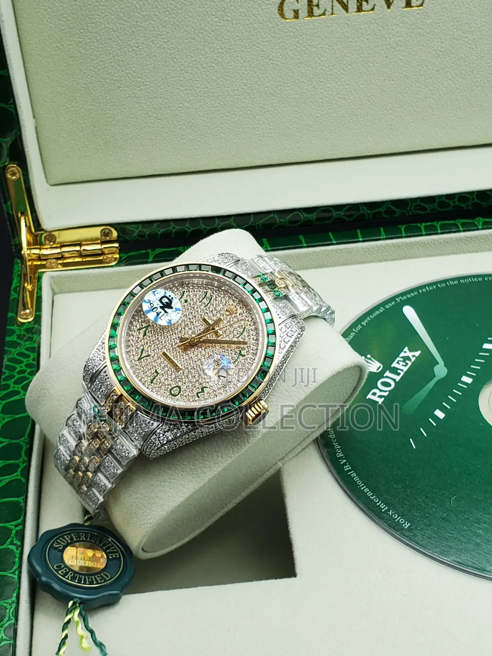 Full Ice Automatic Rolex Chain Watch High Quality
