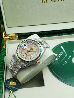 Full Ice Automatic Rolex Chain Watch High Quality
