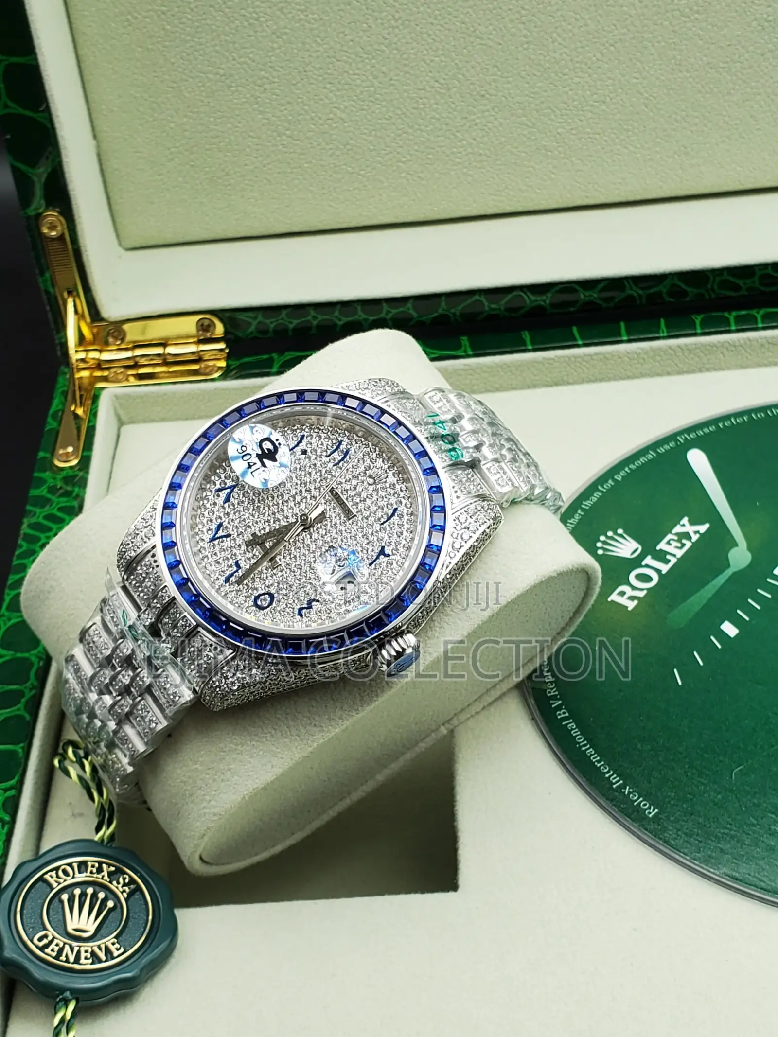 Full Ice Automatic Rolex Chain Watch High Quality