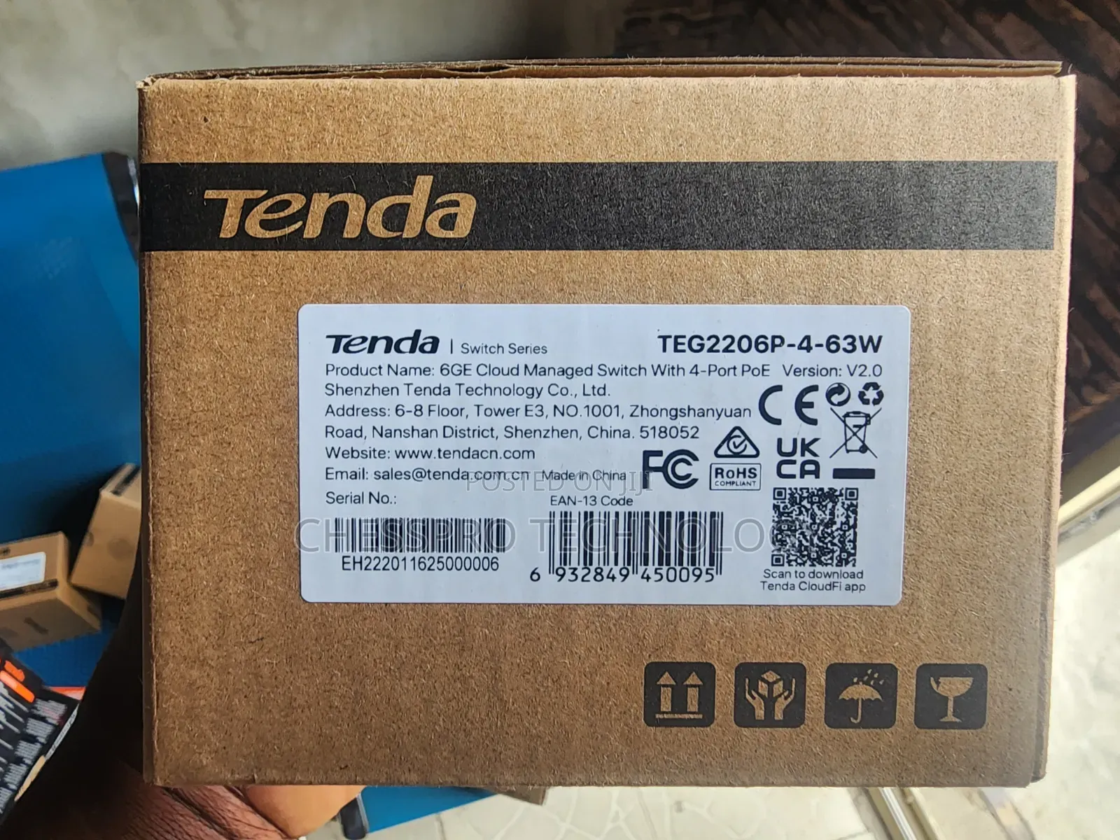 Tenda TEG2206P-4-63W