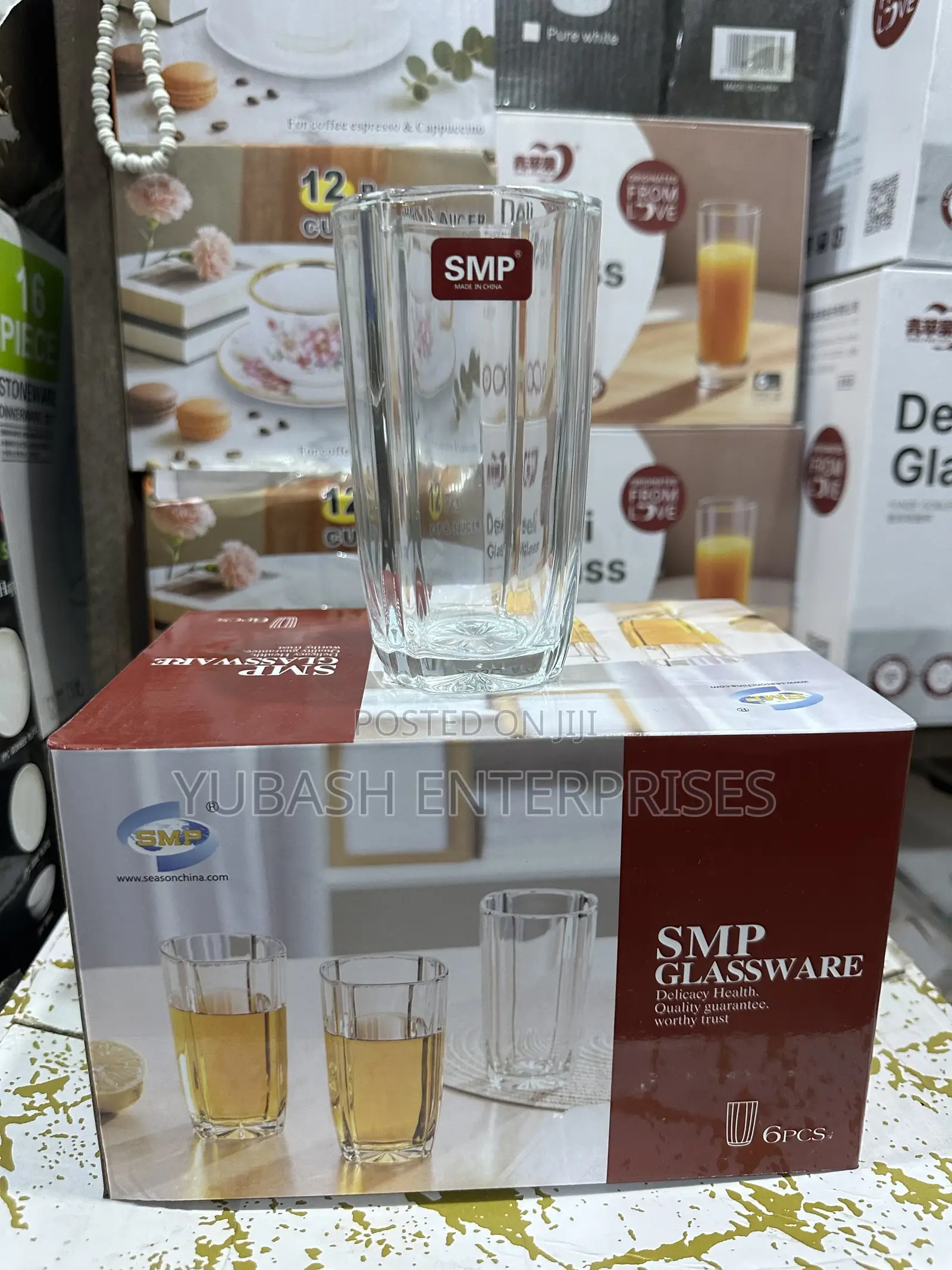 6pcs Quality Glass Cup