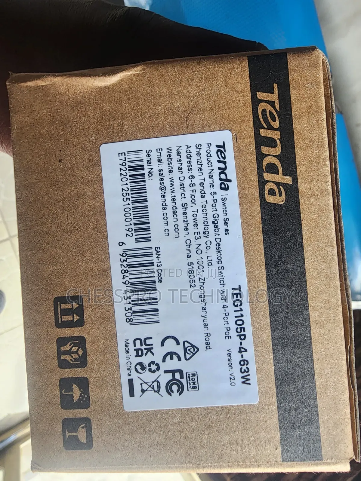 Tenda TEG1105P-4-63W