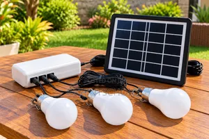 Portable Rechargeable Lighting System- Solar Energy Light Kit