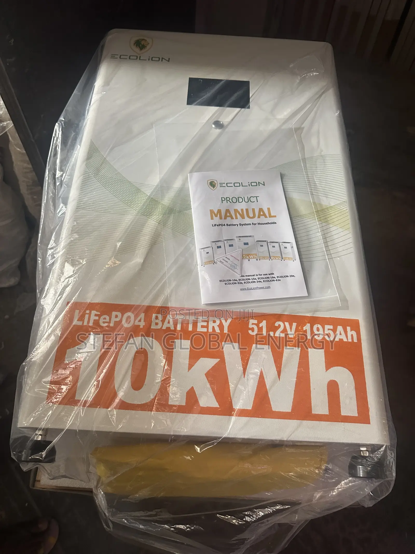 10kwh .48v Ecolion Lithium Battery