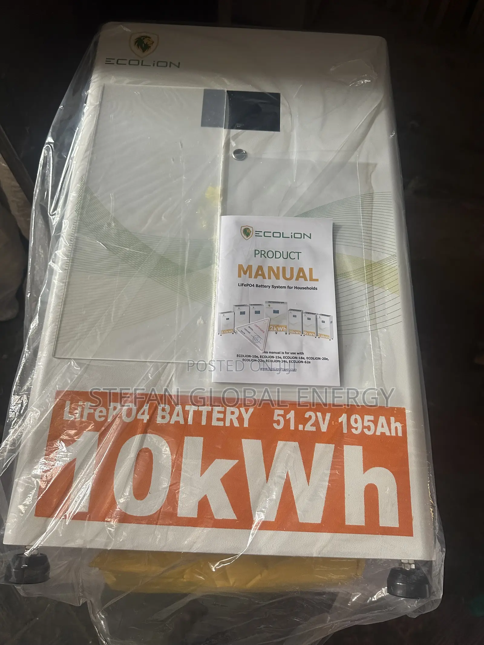 10kwh .48v Ecolion Lithium Battery