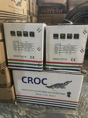 65Ah .12v Croc Dry Cell Battery