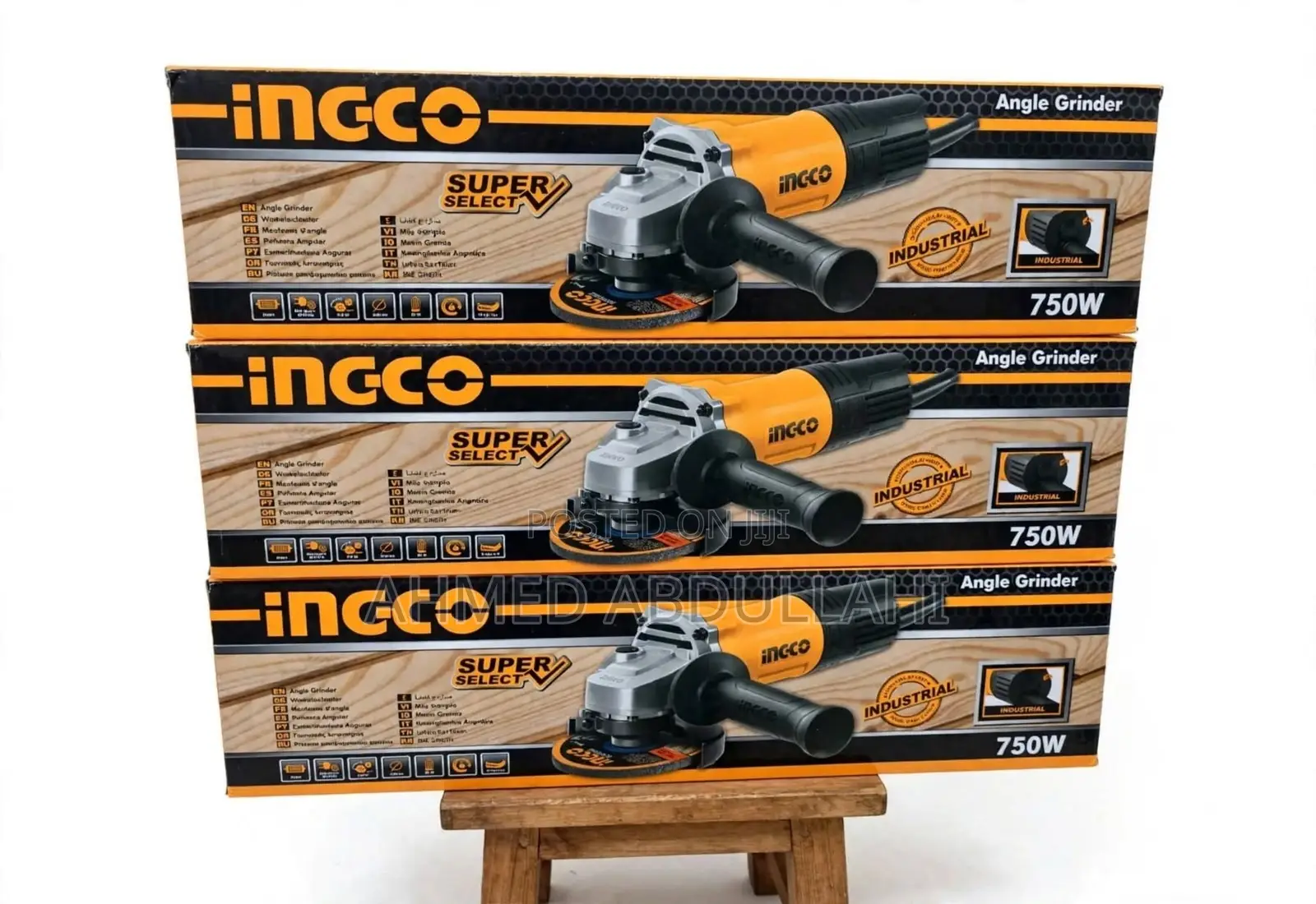 INGCO AG750282 Angle Grinder 750w. 100mm
