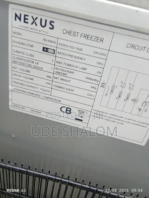 Nexus Energy Saving 400L Freezer