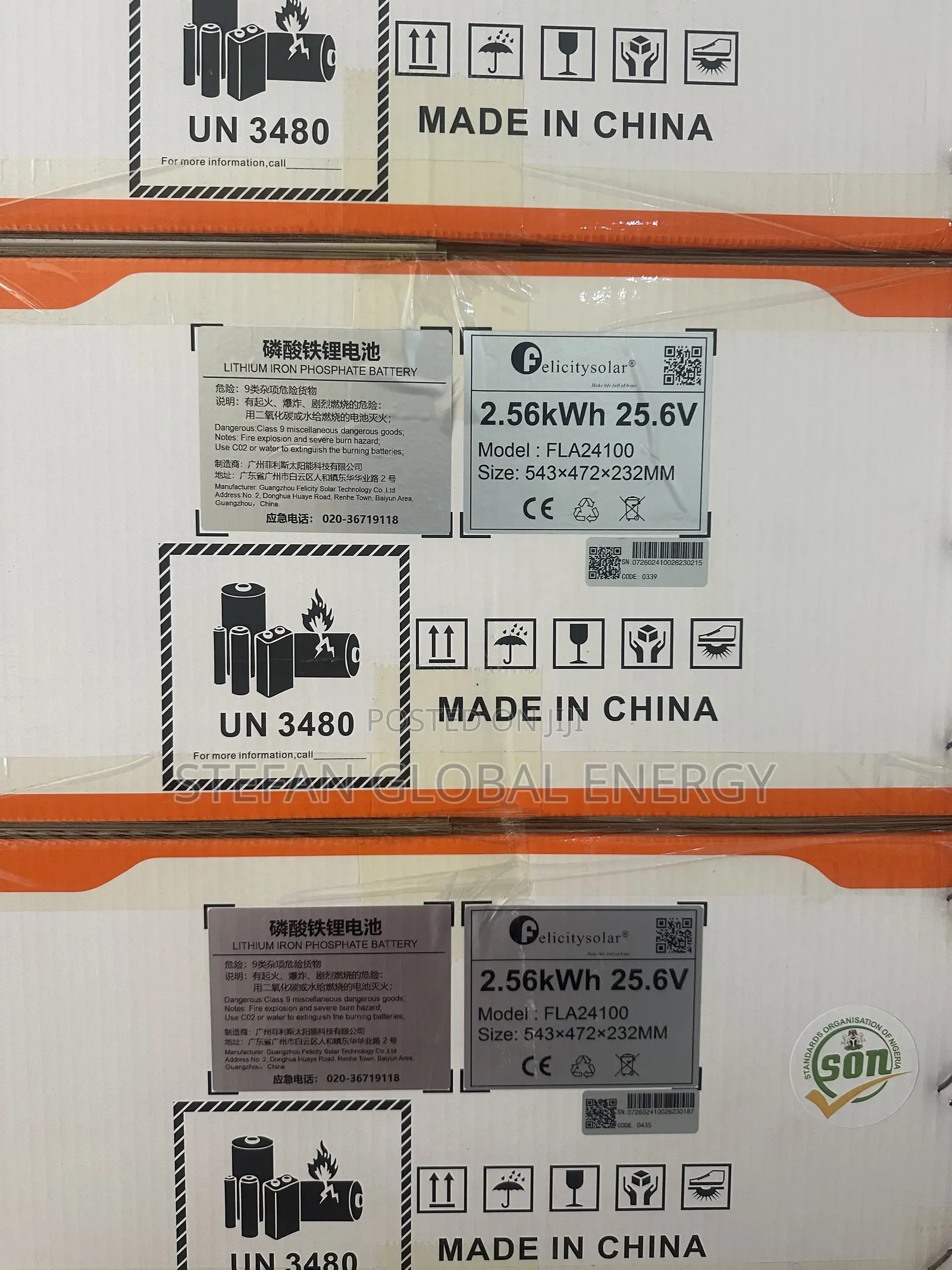 2.5kwh .24v Felicity Littium Battery