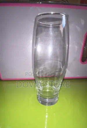 Title: Elegant Clear Glass Drinking Cup – Premium Glass Tumbler