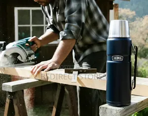 Thermos MIDNIGHT BLUE 1.2L King Stainless Steel Flask Vacuum