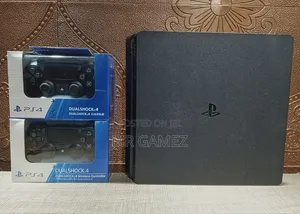 Hacked PS4 Slim, FC27, 2 Pads