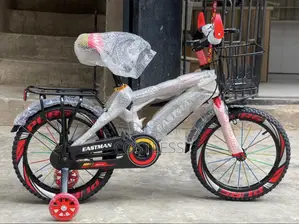 Eastman Children's Bicycle With Training Wheels and a Front Basket,