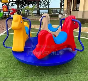 Kids' Merry-Go-Round Rocker / Carousel Horse Ride-On